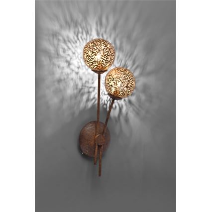 Paul Neuhaus 9032-48 - Lampa ścienna GRETA 2xG9/40W/230V
