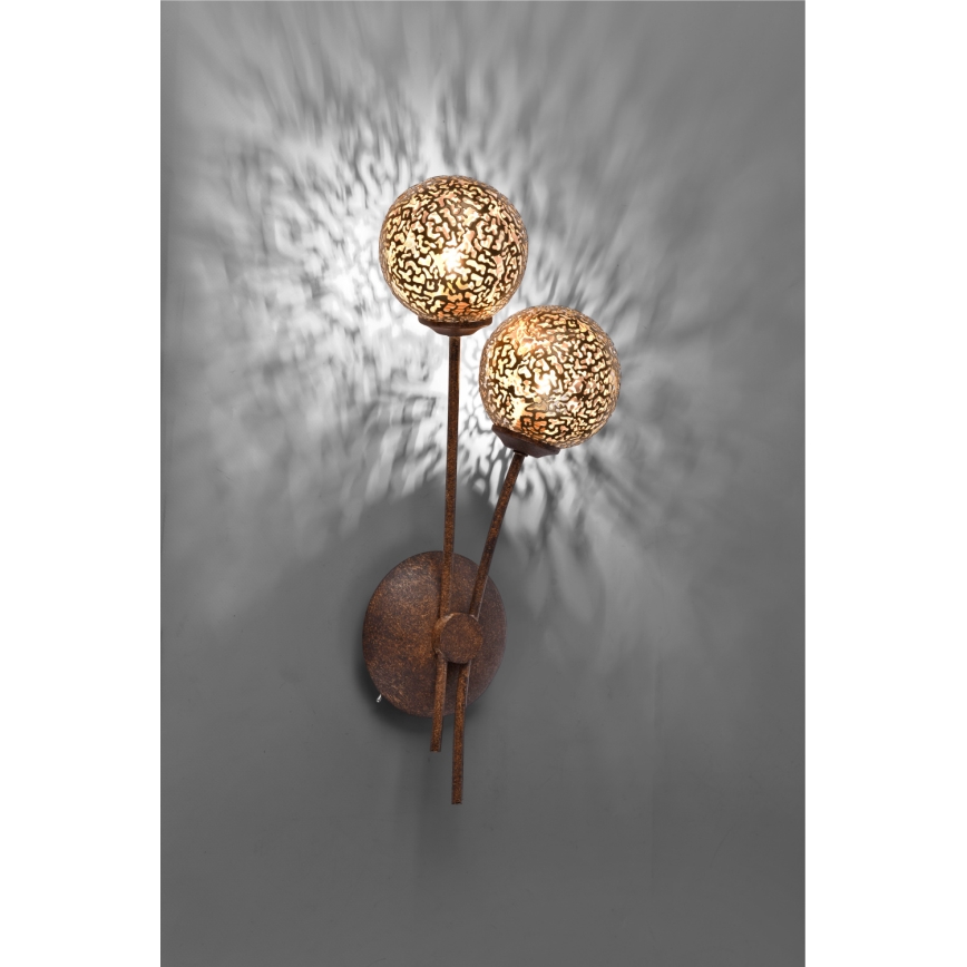 Paul Neuhaus 9032-48 - Lampa ścienna GRETA 2xG9/40W/230V