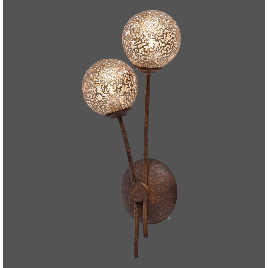 Paul Neuhaus 9032-48 - Lampa ścienna GRETA 2xG9/40W/230V