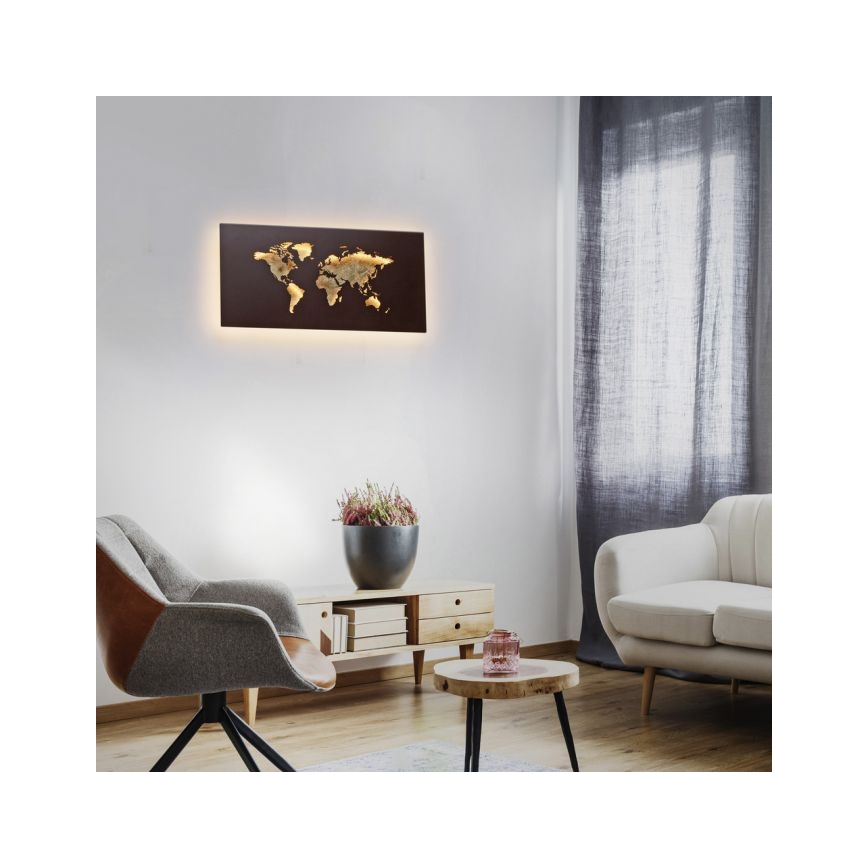 Paul Neuhaus 9056-48 - LED Kinkiet dekoracyjny MAP LED/25W/230V 3000K