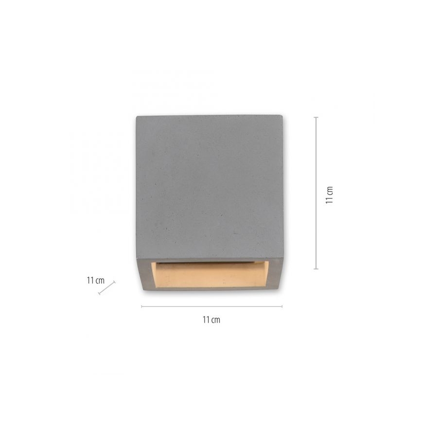 Paul Neuhaus 9069-22 - Kinkiet ETON 1xG9/25W/230V beton