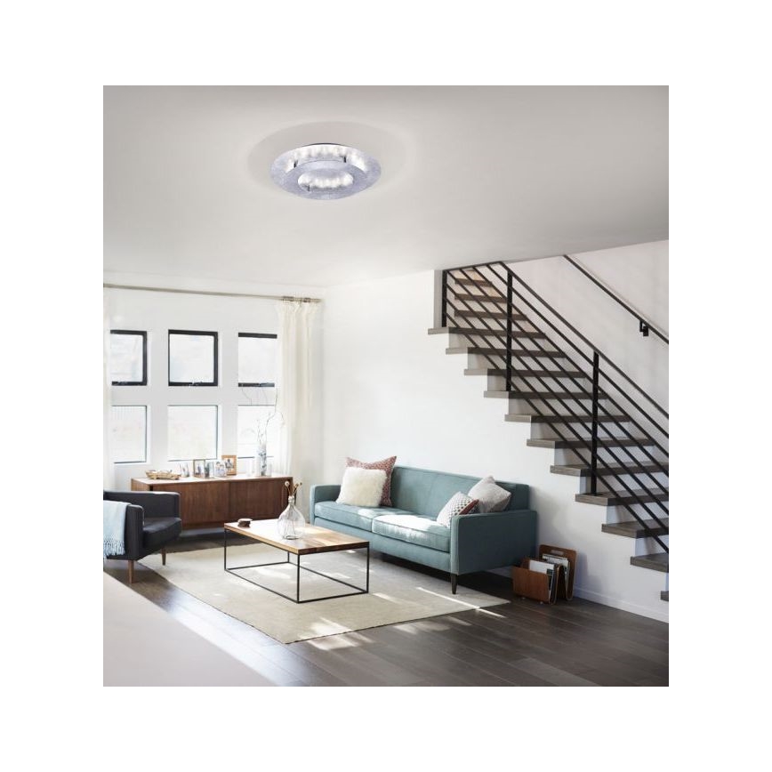 Paul Neuhaus 9620-21 - LED Plafon NEVIS LED/18W/230V srebrny