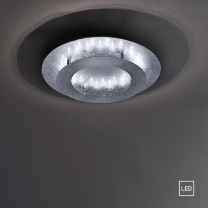 Paul Neuhaus 9620-21 - LED Plafon NEVIS LED/18W/230V srebrny