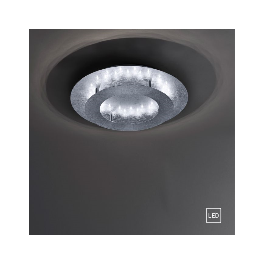 Paul Neuhaus 9620-21 - LED Plafon NEVIS LED/18W/230V srebrny
