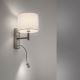 Paul Neuhaus 9646-55 - LED Kinkiet ROBIN 1xE27/40W/230V + LED/2,1W biały