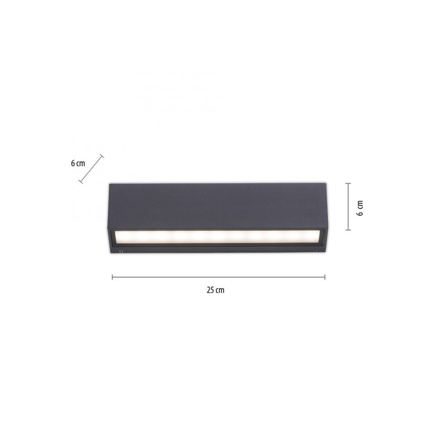 Paul Neuhaus 9675-13 - LED Kinkiet zewnętrzny ROBERT 2xLED/9W/230V IP65