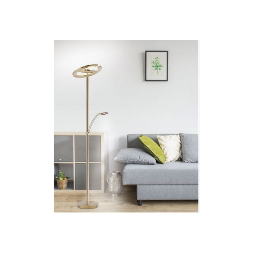 Paul Neuhaus 680-60 - LED Ściemniana lampa podłogowa  MARTIN 1xLED/40W/230V+1xLED/6W