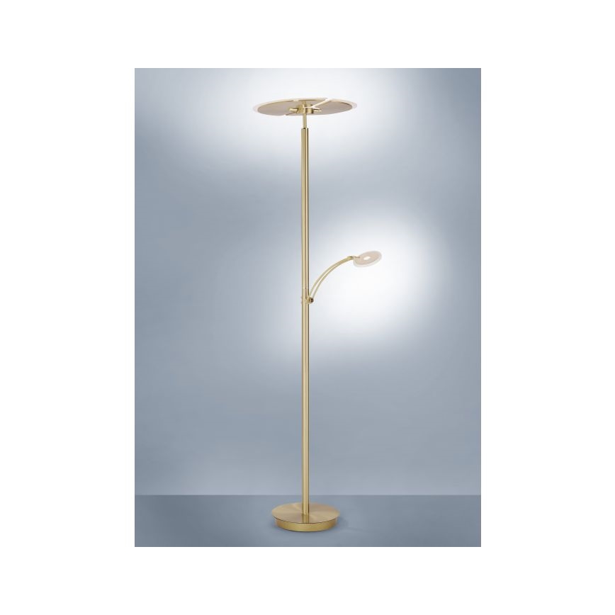 Paul Neuhaus 673-60 - LED Ściemniana lampa stojąca ARTUR 2xLED/21W+1xLED/6W/230V złota
