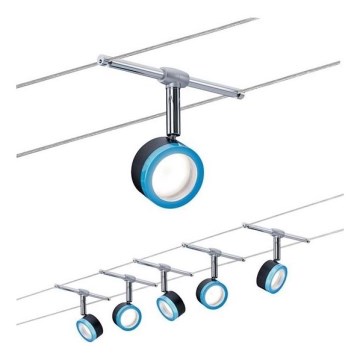 Paulmann 3982 - ZESTAW 5xLED/4W Oświetlenie punktowe dla systemu sznurkowego TIP 230V