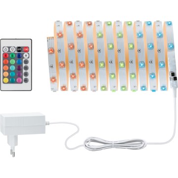 Paulmann 3988 - LED RGBW/13W ściemnialna taśma TIP 5 m 230 V + pilot zdalnego sterowania
