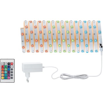 Paulmann 3989 - Taśma LED RGBW/19W ściemnialna TIP 10 m 230V + pilot zdalnego sterowania