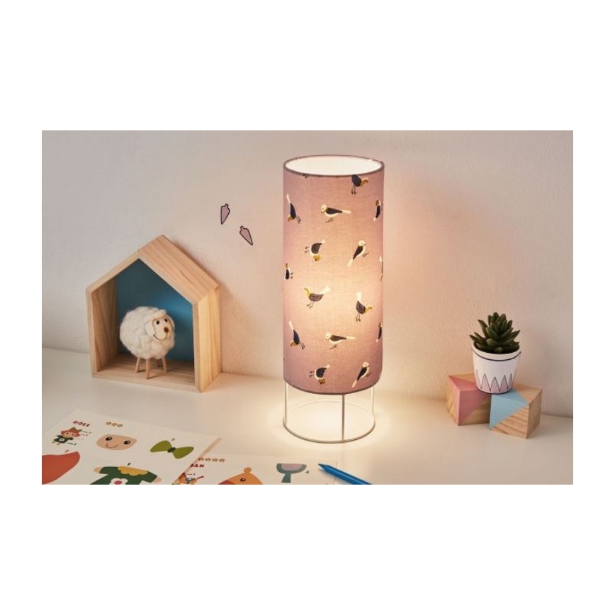 Paulmann 48044 - 1xE14/20W Dziecięca lampa stołowa CUTE BIRD 230V