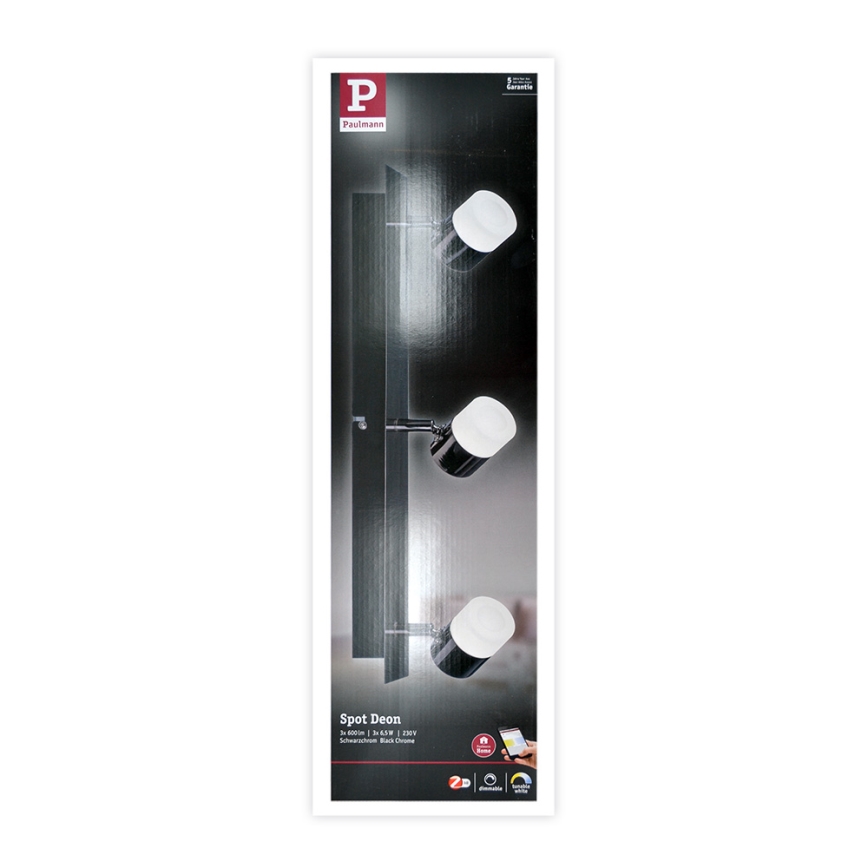 Paulmann 50099 - 3xLED/6,5W Ściemnialny reflektor SMART DEON 230V ZigBee