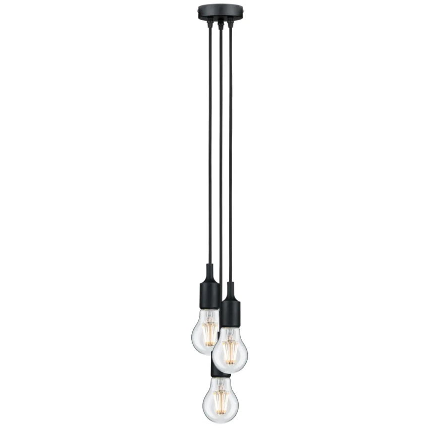 Paulmann 50382 - 3xE27/60W Kabel zasilający KETIL 230V