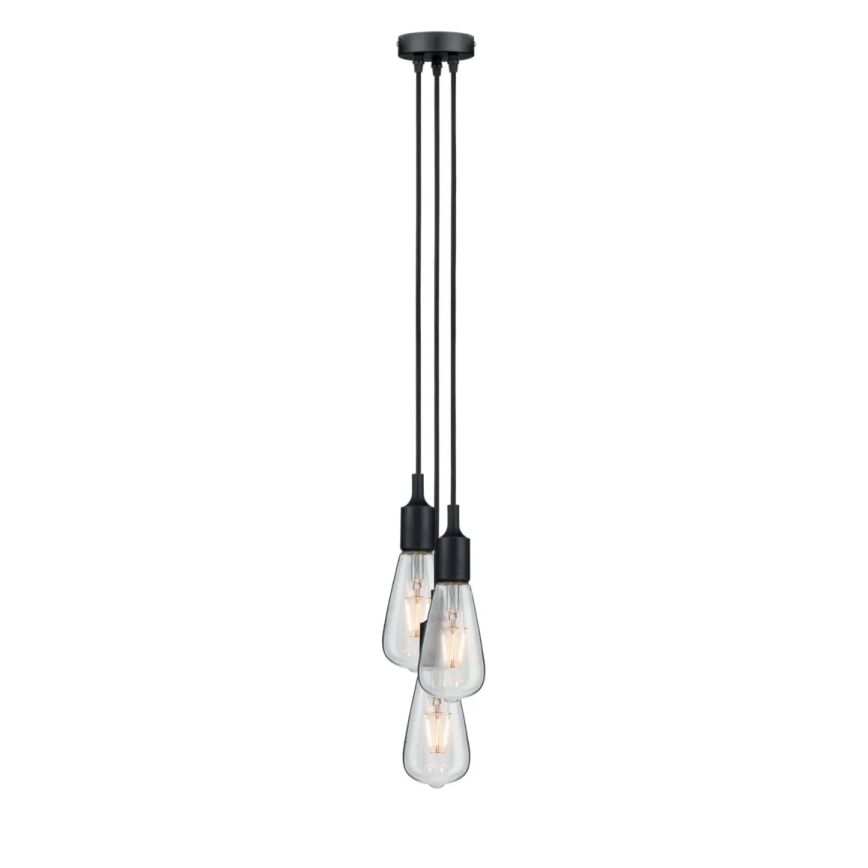 Paulmann 50382 - 3xE27/60W Kabel zasilający KETIL 230V