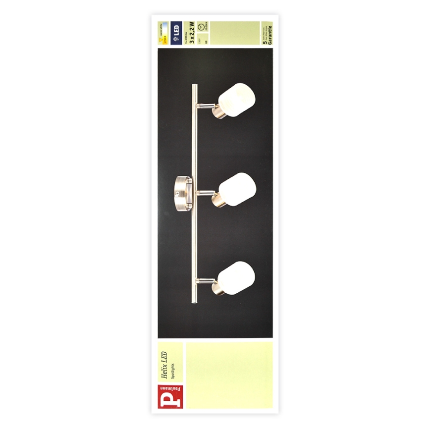 Paulmann 60200 - 3xLED-G9/2,2W Oświetlenie punktowe HELIX 230V