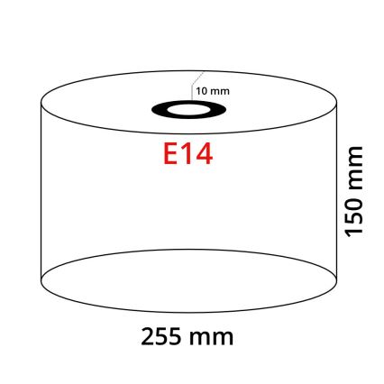 Paulmann 60325 - Abażur TESSA E14 śr. 25,5 cm