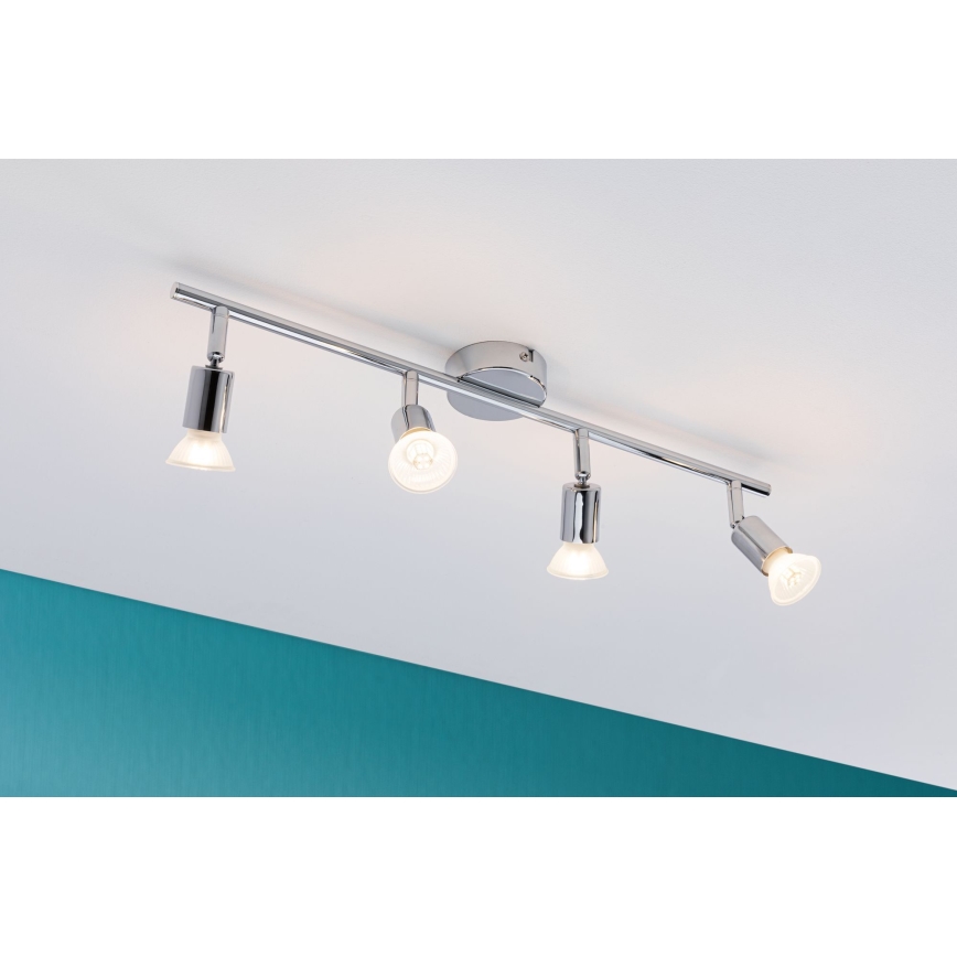 Paulmann 66753 - 4xGU10/10W IP44 Spot łazienkowy CAROLINA 230V