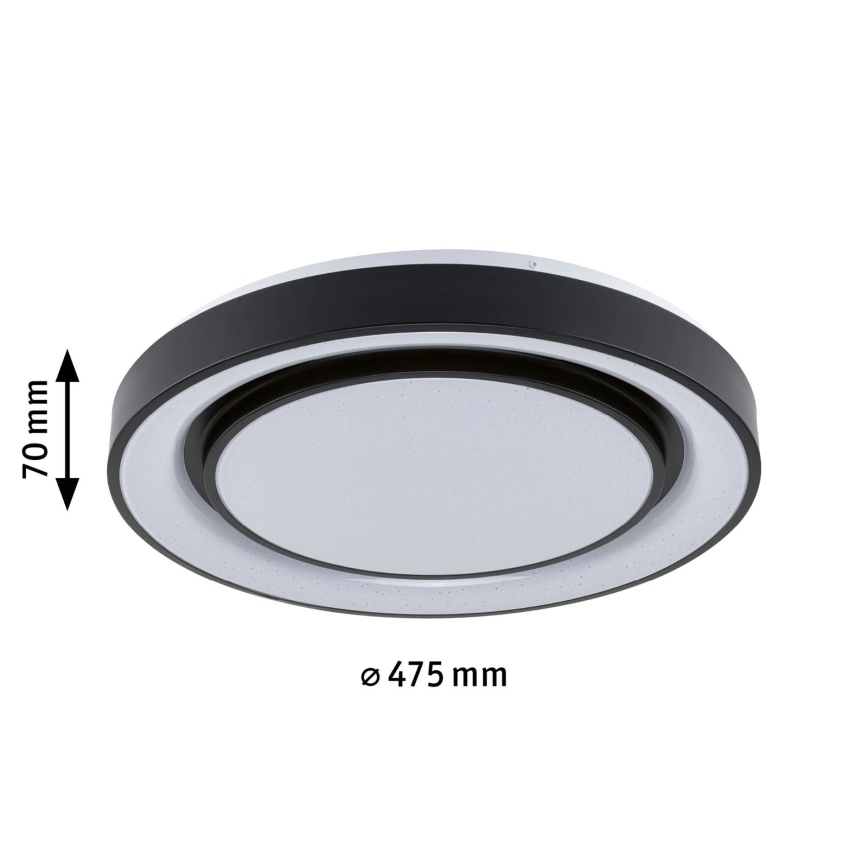 Paulmann 70545 - LED RGBW/38,5W Ściemniany plafon RAINBOW 230V 3000-6500K + pilot