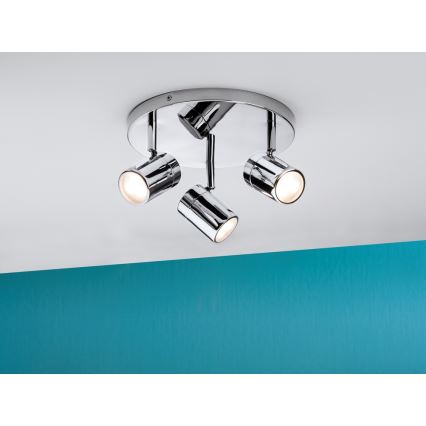 Paulmann 70609 - LED Oświetlenie łazienkowe punktowe LYRA 3xGU10/3,5W/230V
