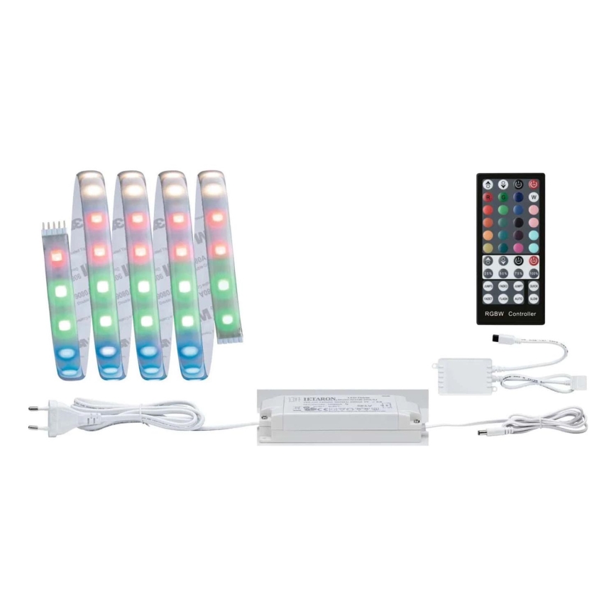 Paulmann 70627 - LED RGB/18W IP44 Ściemnialna tasma łazienkowa MAXLED 1,5 m 230V + pilot zdalnego sterowania