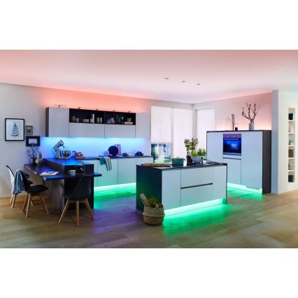 Paulmann 70627 - LED RGB/18W IP44 Ściemnialna tasma łazienkowa MAXLED 1,5 m 230V + pilot zdalnego sterowania
