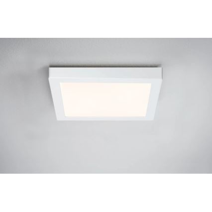 Paulmann 70645 - LED/12,5W Lampa sufitowa LUNAR 230V 22,5x22,5 cm biała