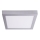 Paulmann 70650 - LED/17W Plafon LUNAR 230V 30x30 cm matowy chrom