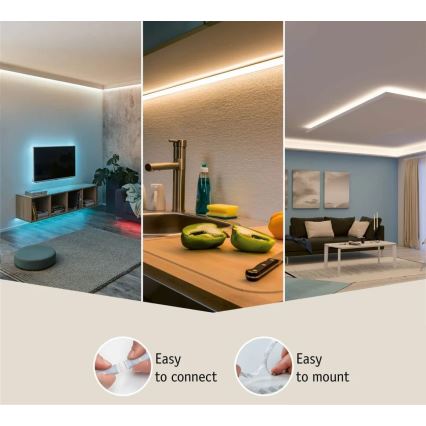 Paulmann 70667 - LED/8,5W IP44 Ściemnialna taśma łazienkowa MAXLED 1,5 m 6500K 230V