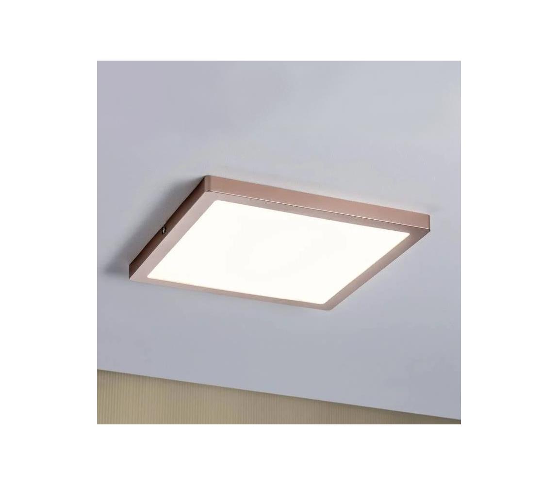 Paulmann 70873 - LED/24W Ściemnialny panel ATRIA 230V 2700K 30x30 cm Rose gold