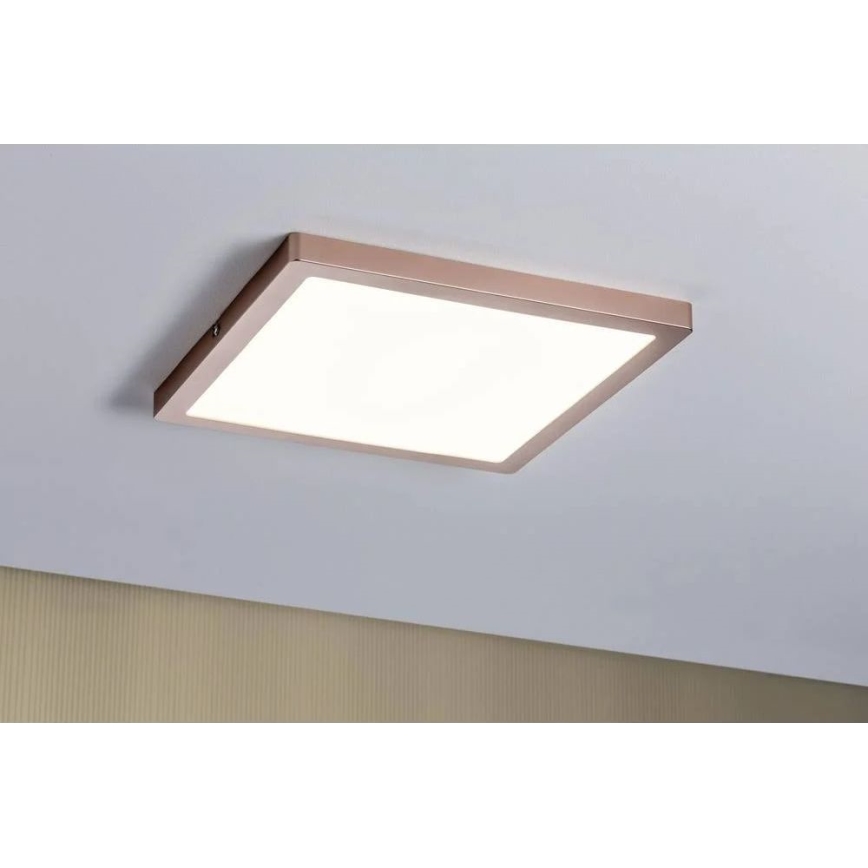Paulmann 70873 - LED/24W Ściemnialny panel ATRIA 230V 2700K 30x30 cm Rose gold