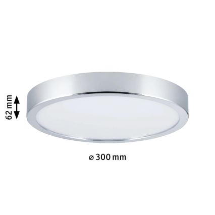 Paulmann 70882-LED/22,5W IP44 Ściemnialny plafon łazienkowy AVIAR 230V