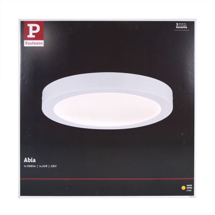 Paulmann 70899 - LED/22W Plafon ABIA 230V