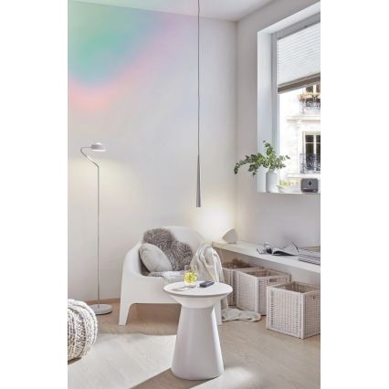 Paulmann 70920 - LED/7,5W Lampa stojąca ściemnialna RAMOS 230V biały/błyszczący chrom