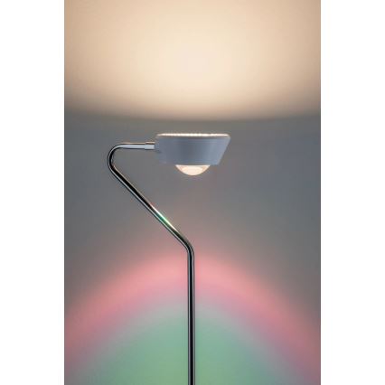 Paulmann 70920 - LED/7,5W Lampa stojąca ściemnialna RAMOS 230V biały/błyszczący chrom