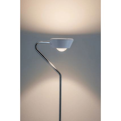 Paulmann 70920 - LED/7,5W Lampa stojąca ściemnialna RAMOS 230V biały/błyszczący chrom