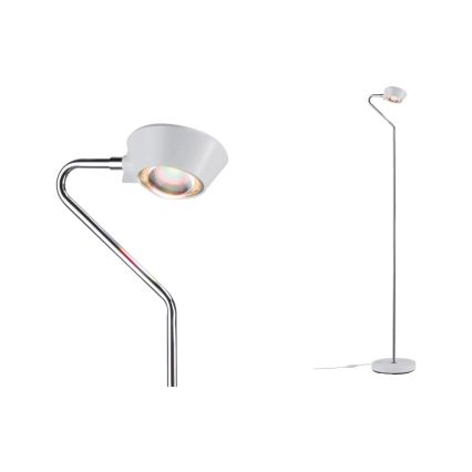 Paulmann 70920 - LED/7,5W Lampa stojąca ściemnialna RAMOS 230V biały/błyszczący chrom
