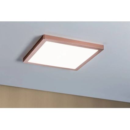 Paulmann 70941 - LED/20W Panel natynkowy ATRIA 230V 4000K 30x30 cm różowe złoto