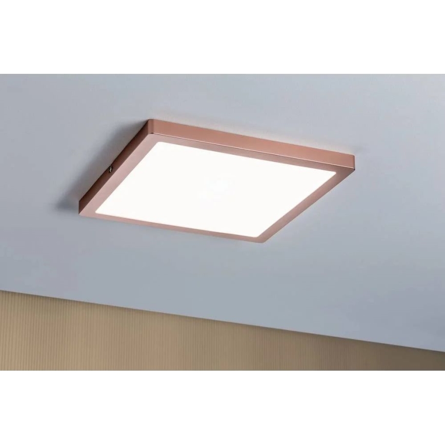 Paulmann 70941 - LED/20W Panel natynkowy ATRIA 230V 4000K 30x30 cm różowe złoto