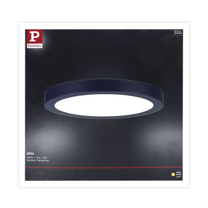 Paulmann 70986  - LED/22W Lampa sufitowa ABIA 230V ciemnoniebieski