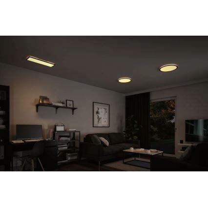 Paulmann 70997 - LED/11,2W Panel natynkowy ATRIA 230V 3000K śr. 19 cm czarny
