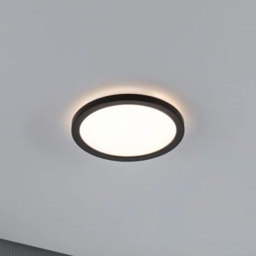 Paulmann 70997 - LED/11,2W Panel natynkowy ATRIA 230V 3000K śr. 19 cm czarny