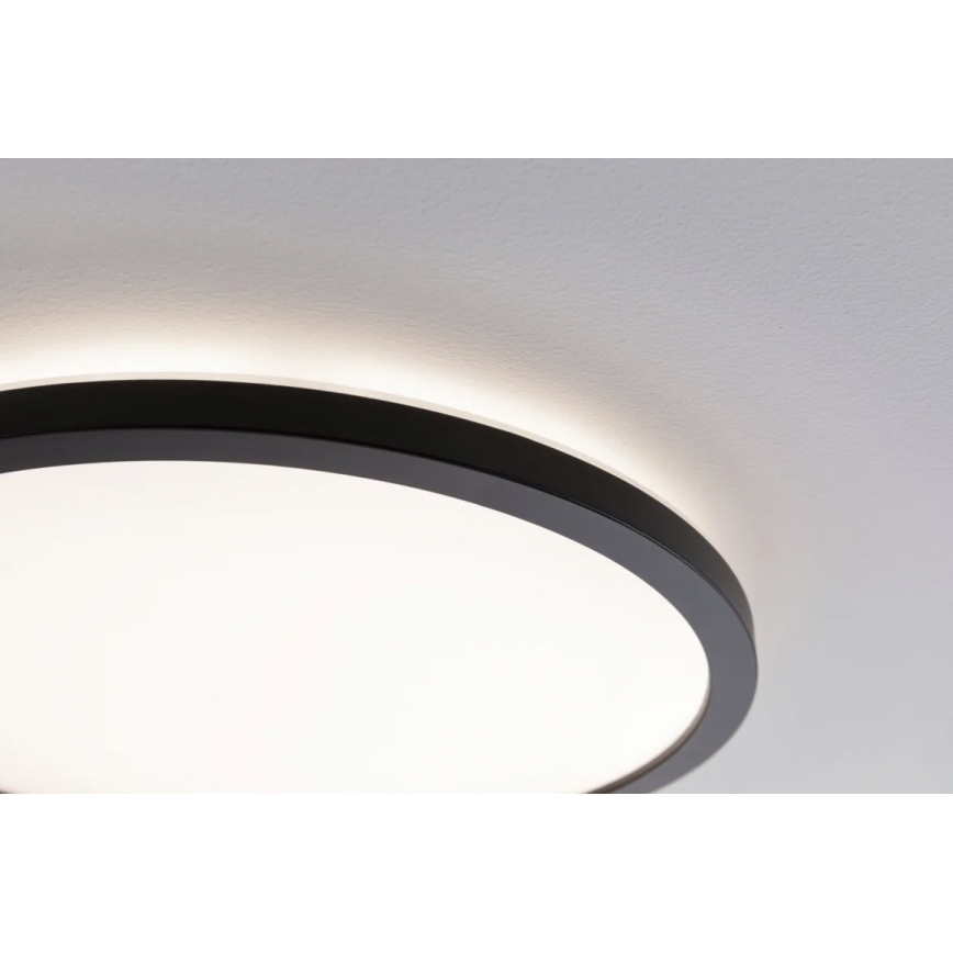 Paulmann 70998 - LED/16W Panel natynkowy ATRIA 230V 3000K śr. 29,3 cm czarny