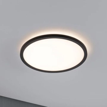 Paulmann 70998 - LED/16W Panel natynkowy ATRIA 230V 3000K śr. 29,3 cm czarny
