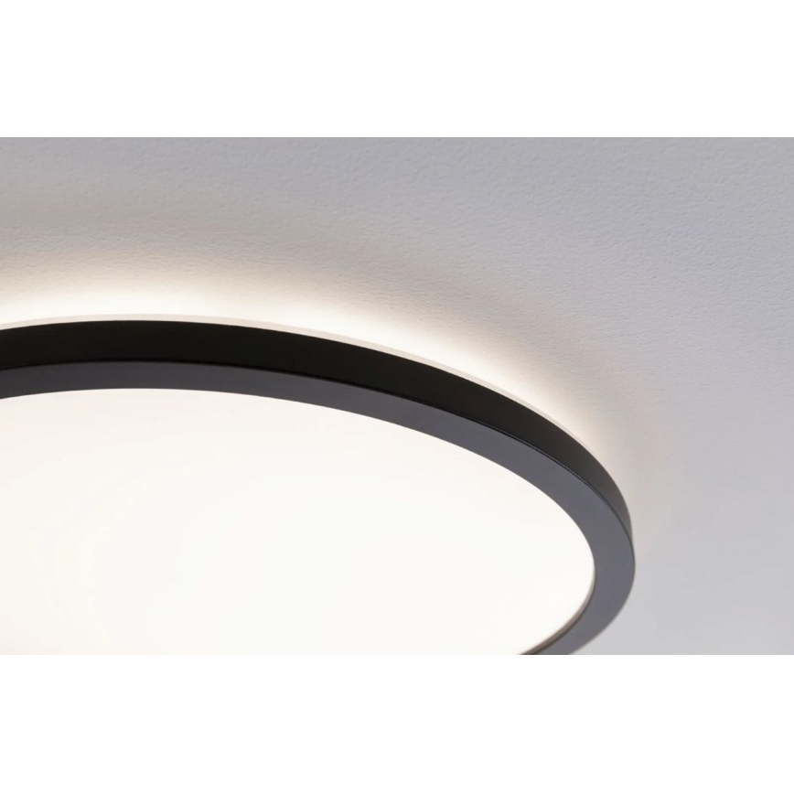 Paulmann 70999 - LED/22W Ściemnialny panel ATRIA 230V 3000K śr. 42 cm czarny