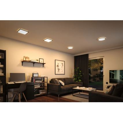 Paulmann 71000 - LED/11,2W Panel natynkowy ATRIA 230V 3000K 19x19 cm czarny