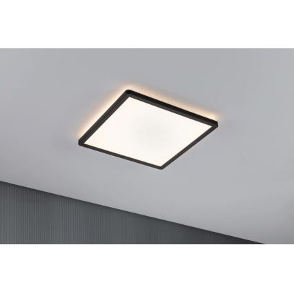 Paulmann 71001 - LED/16W Panel natynkowy ATRIA 230V 3000K 29,3x29,3 cm czarny