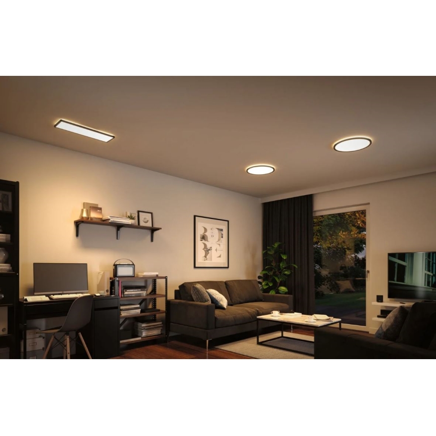 Paulmann 71002 - LED/22W Ściemnialny panel ATRIA 230V 3000K 42x42 cm czarny
