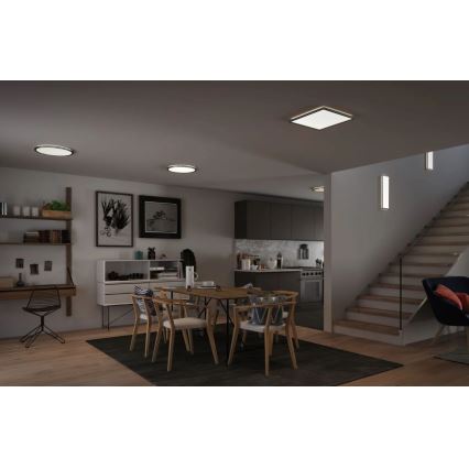 Paulmann 71009 - Panel LED/22W ściemnialny ATRIA 230V 4000K 42x42 cm matowy chrom