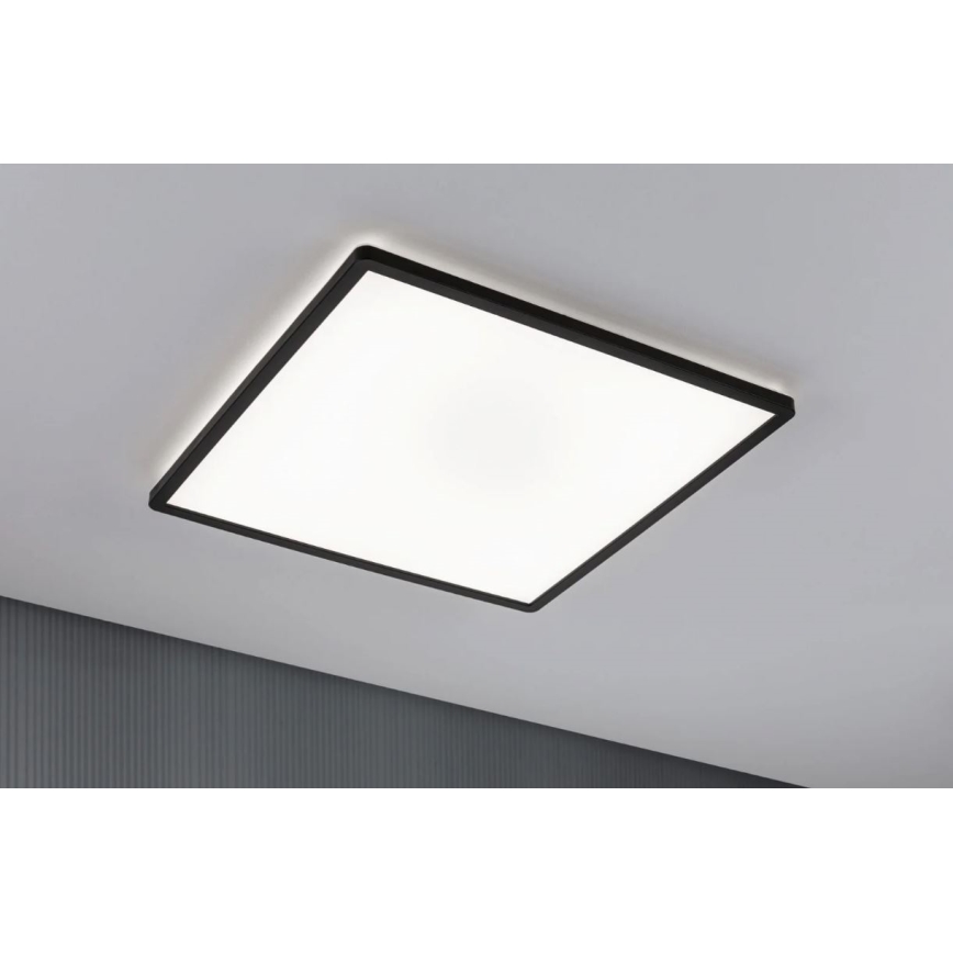 Paulmann 71016 - LED/22W Ściemnialny panel ATRIA 230V 4000K 42x42 cm czarny